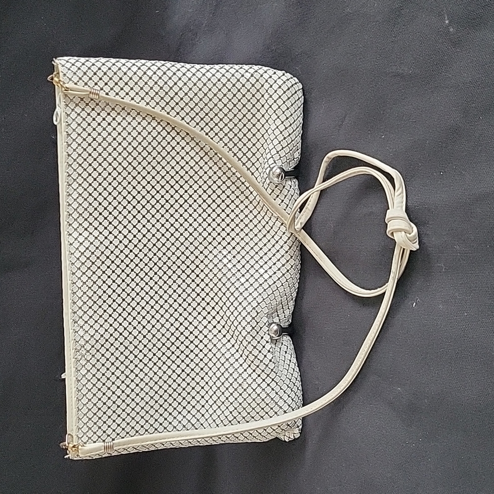 Whiting & Davis White Purse